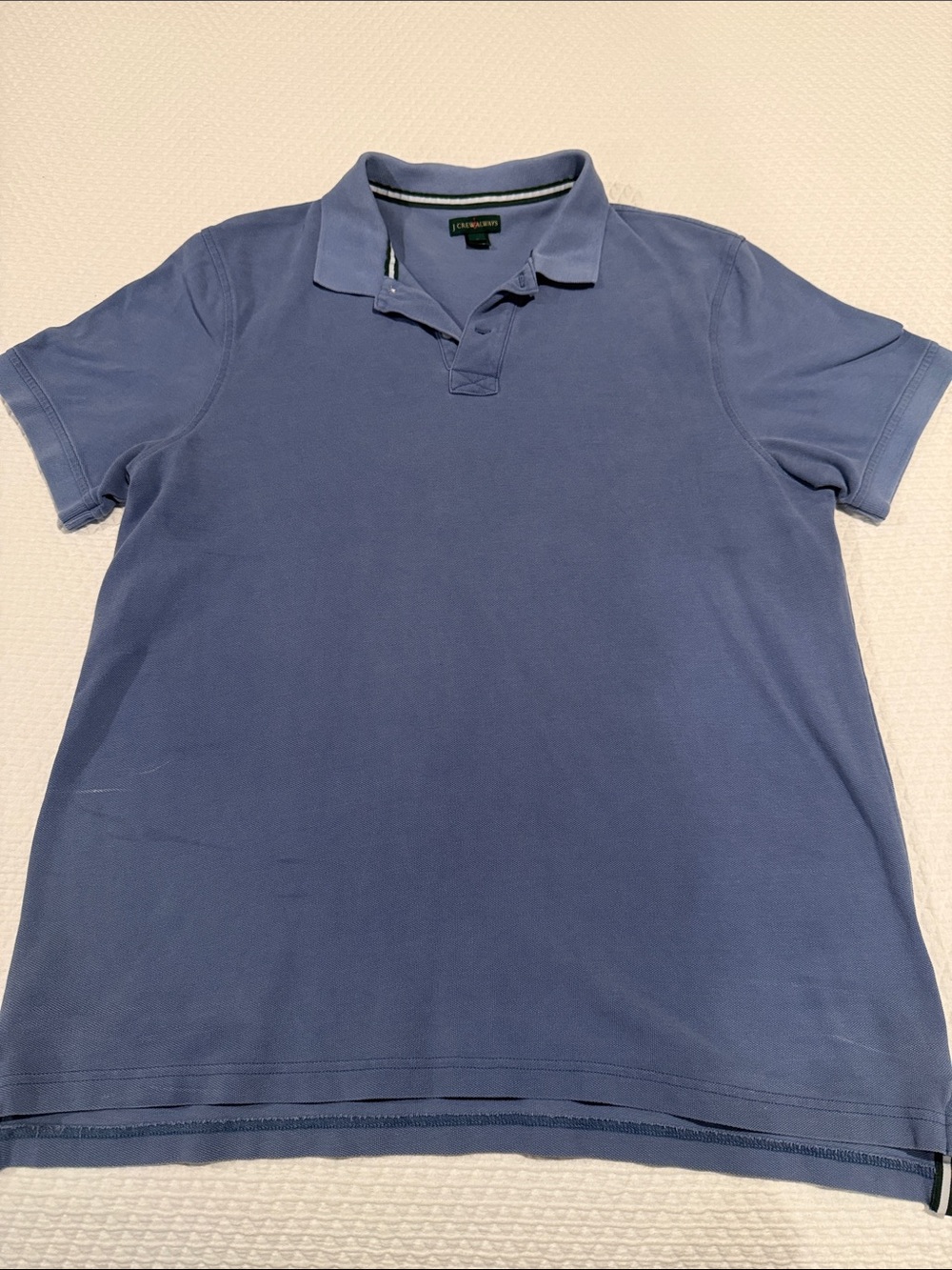 J. Crew Men's Light Blue Polo Shirt